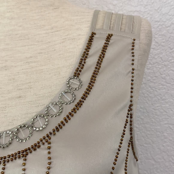 The Limited Bead Sleeveless Blouse Size XS - Picture 2 of 10